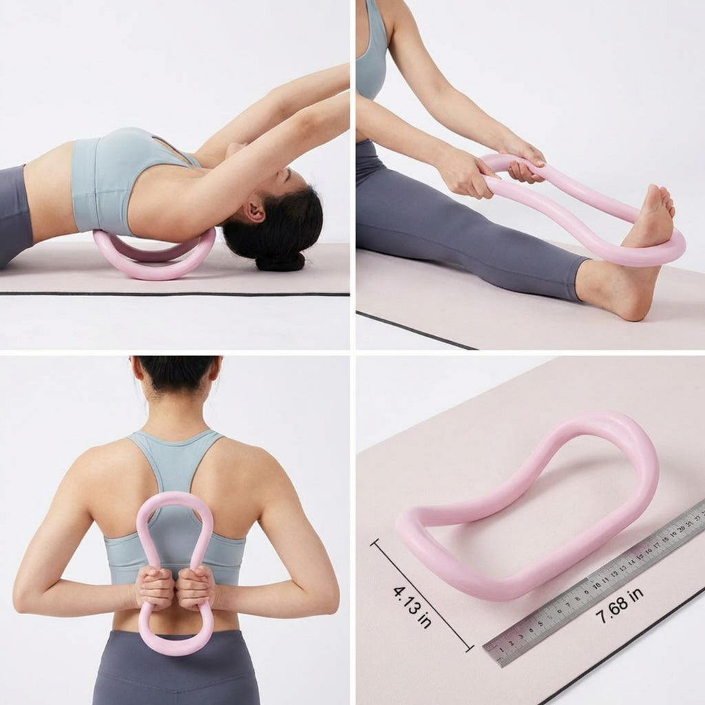 Anna-Kaci Silicone Leg Massage Tool 2 Pack Curved Arc Design Flexible Calf and Leg Support Accessories 7.7x4.1in