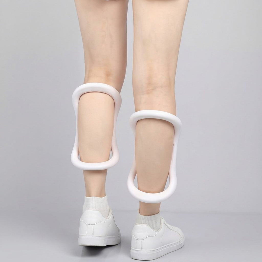 Anna-Kaci Silicone Leg Massage Tool 2 Pack Curved Arc Design Flexible Calf and Leg Support Accessories 7.7x4.1in
