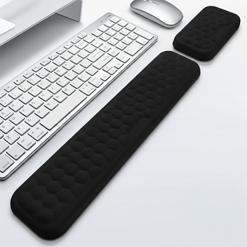 Anna-Kaci Keyboard Wrist Rest and Mouse Wrist Rest Set Ergonomic Memory Foam Support