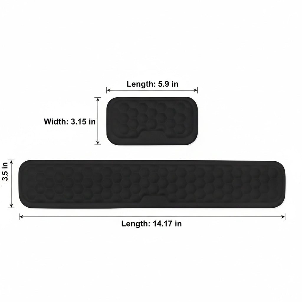 Anna-Kaci Keyboard Wrist Rest and Mouse Wrist Rest Set Ergonomic Memory Foam Support
