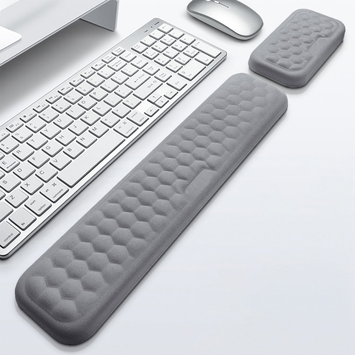 Keyboard Wrist Rest and Mouse Wrist Rest Set Ergonomic Memory Foam Support