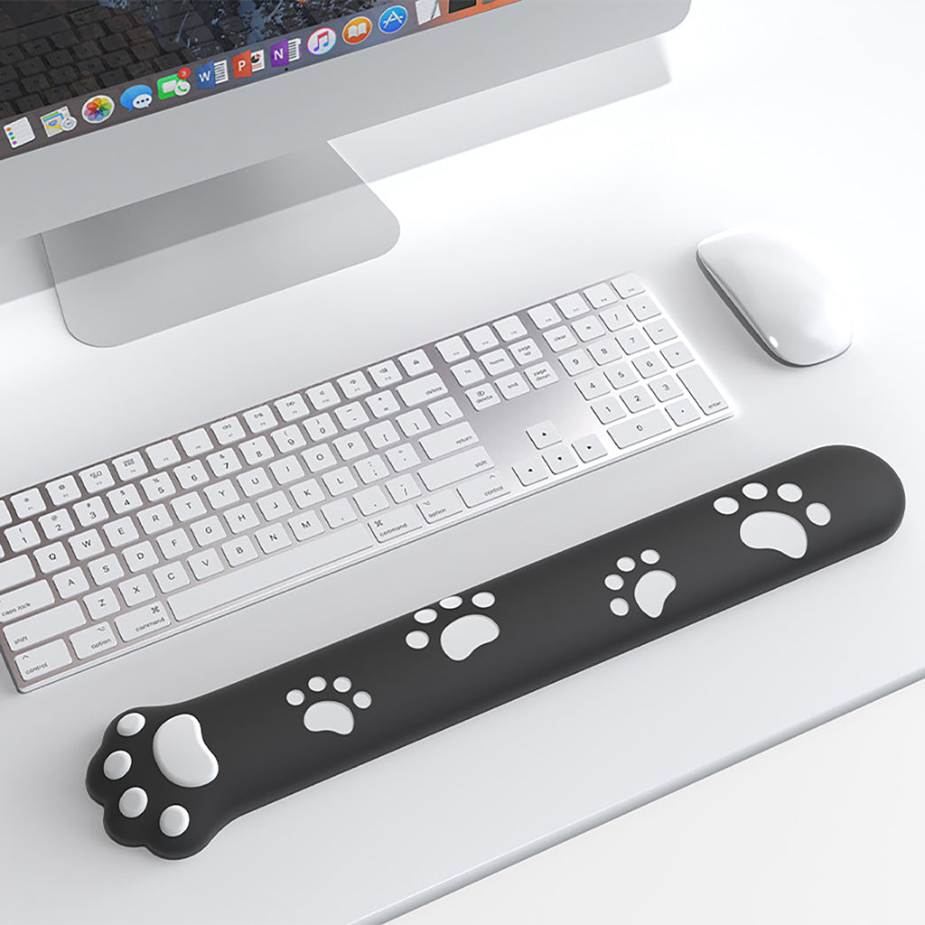 Anna-Kaci Soft Fabric Keyboard Wrist Rest with Ergonomic Cushion Support