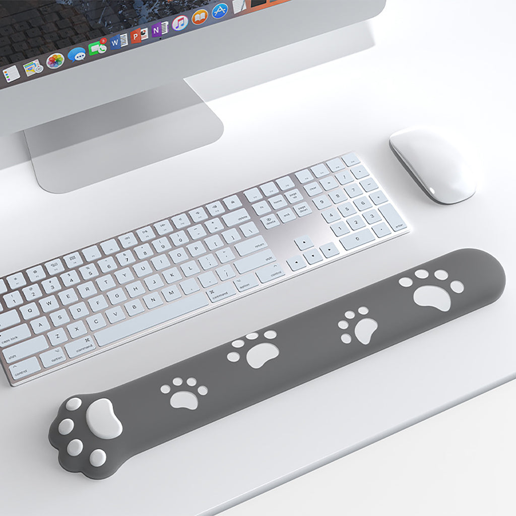 Anna-Kaci Soft Fabric Keyboard Wrist Rest with Ergonomic Cushion Support