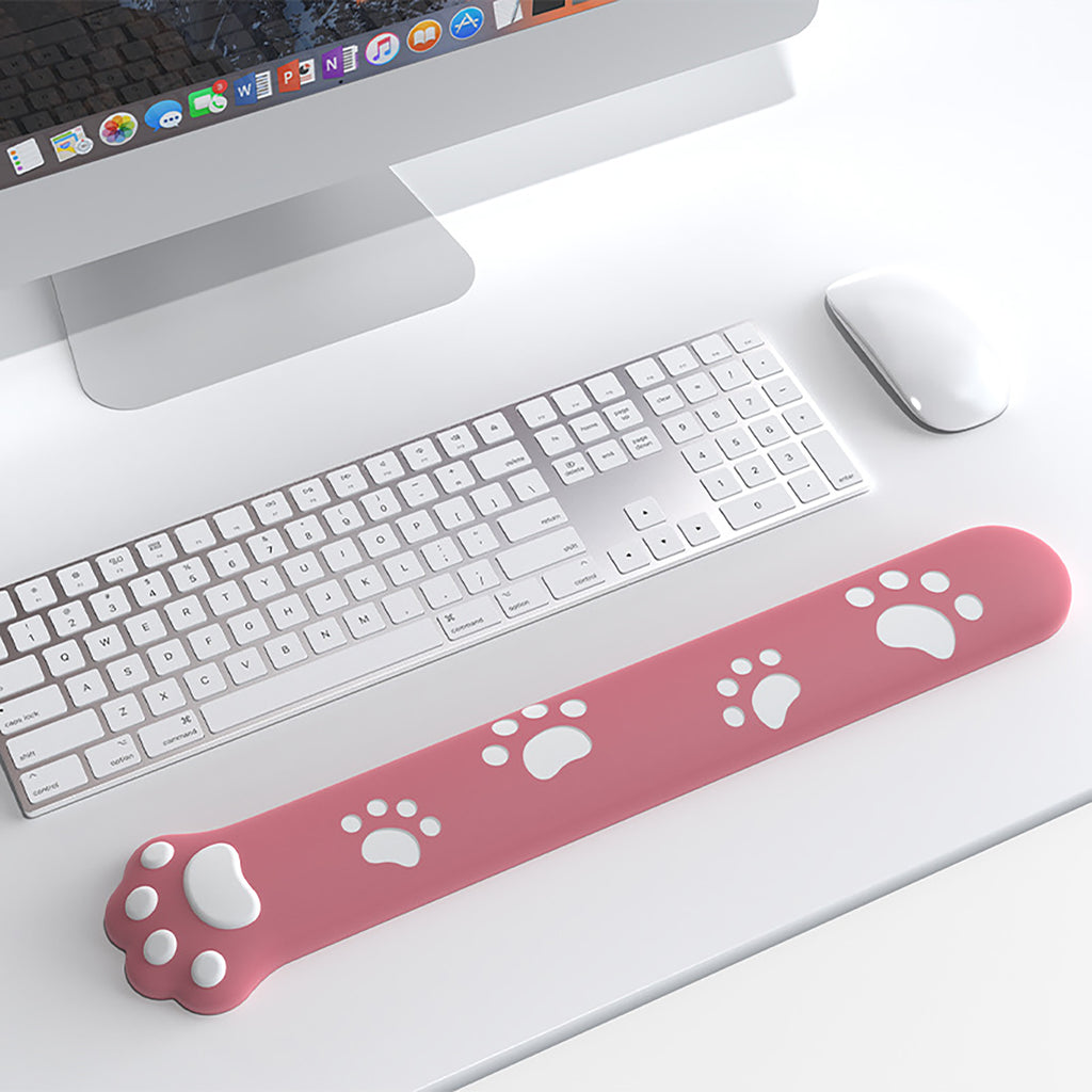 Anna-Kaci Soft Fabric Keyboard Wrist Rest with Ergonomic Cushion Support