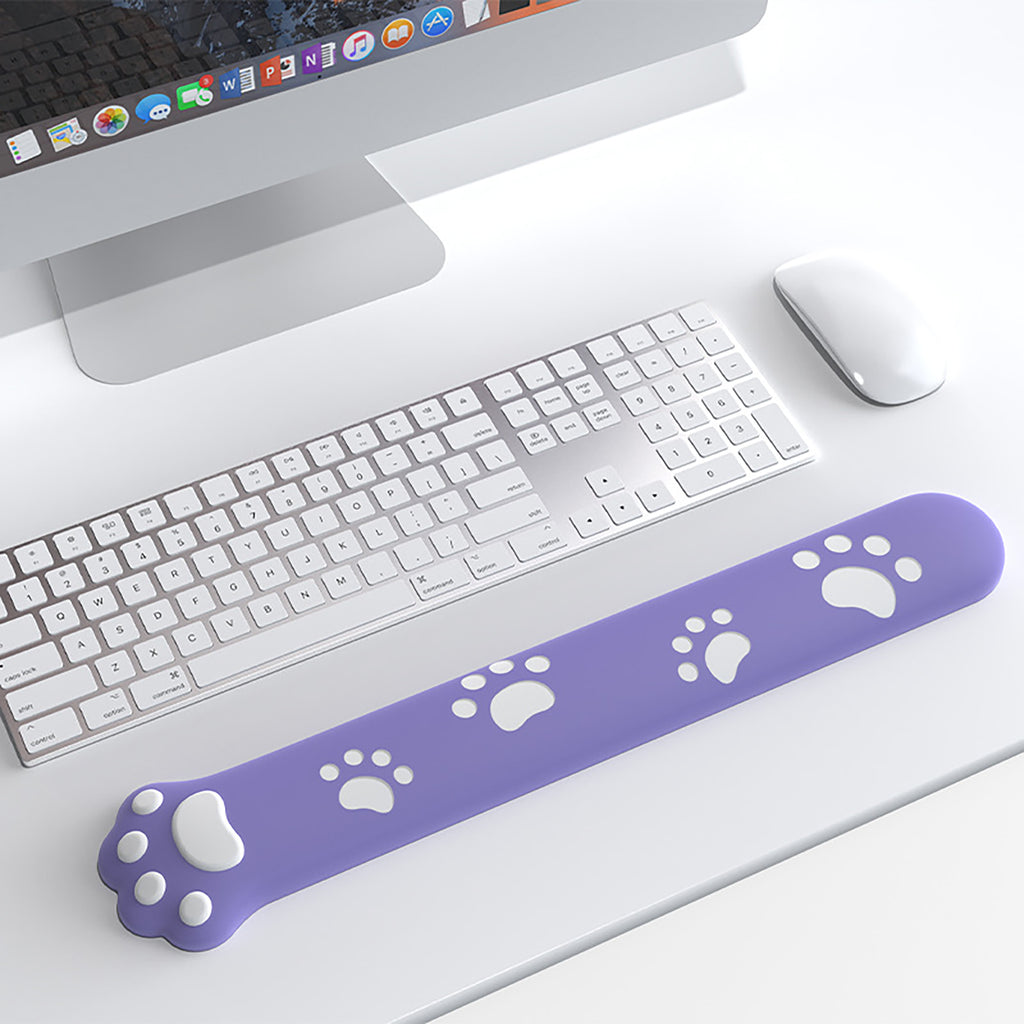 Anna-Kaci Soft Fabric Keyboard Wrist Rest with Ergonomic Cushion Support