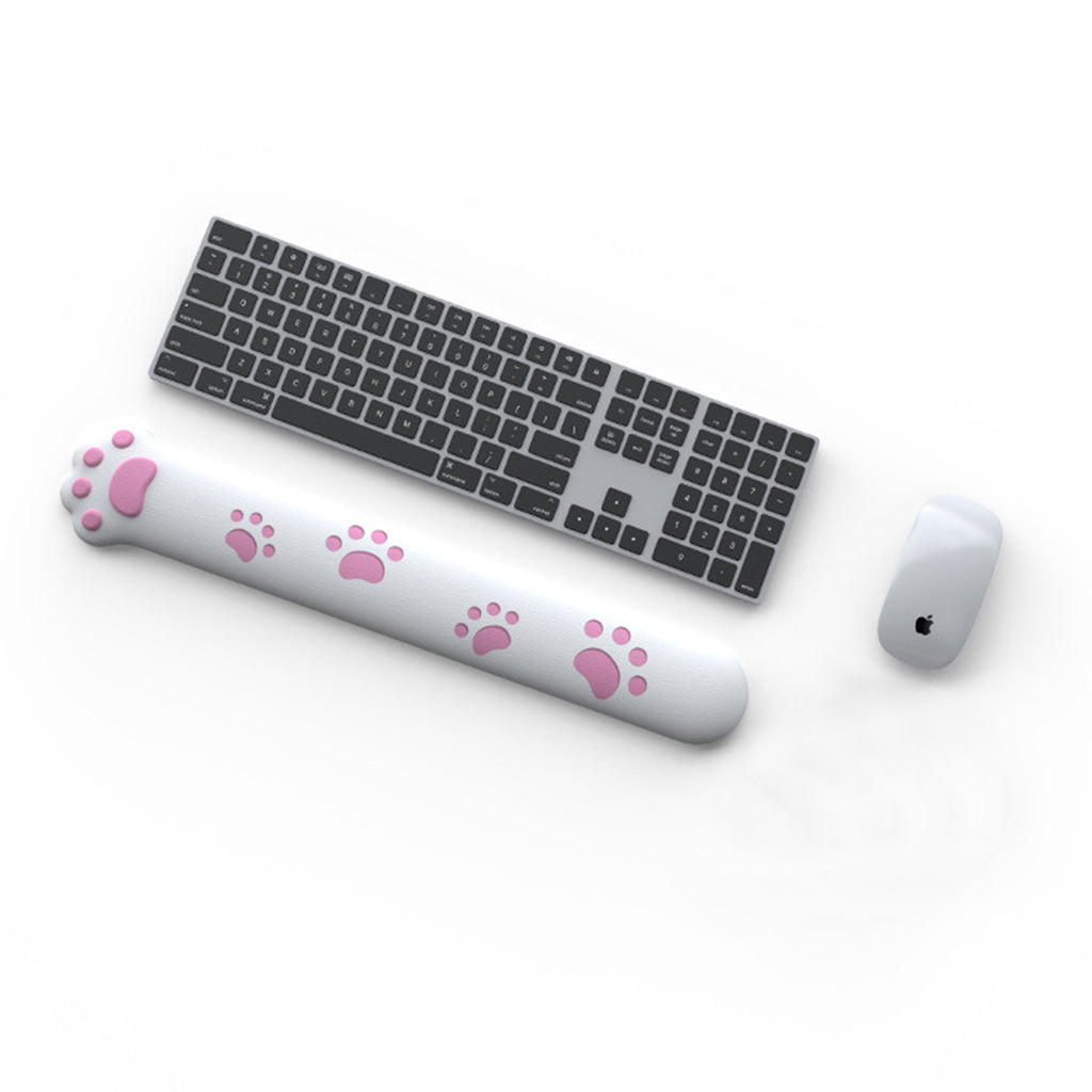Anna-Kaci Soft Fabric Keyboard Wrist Rest with Ergonomic Cushion Support