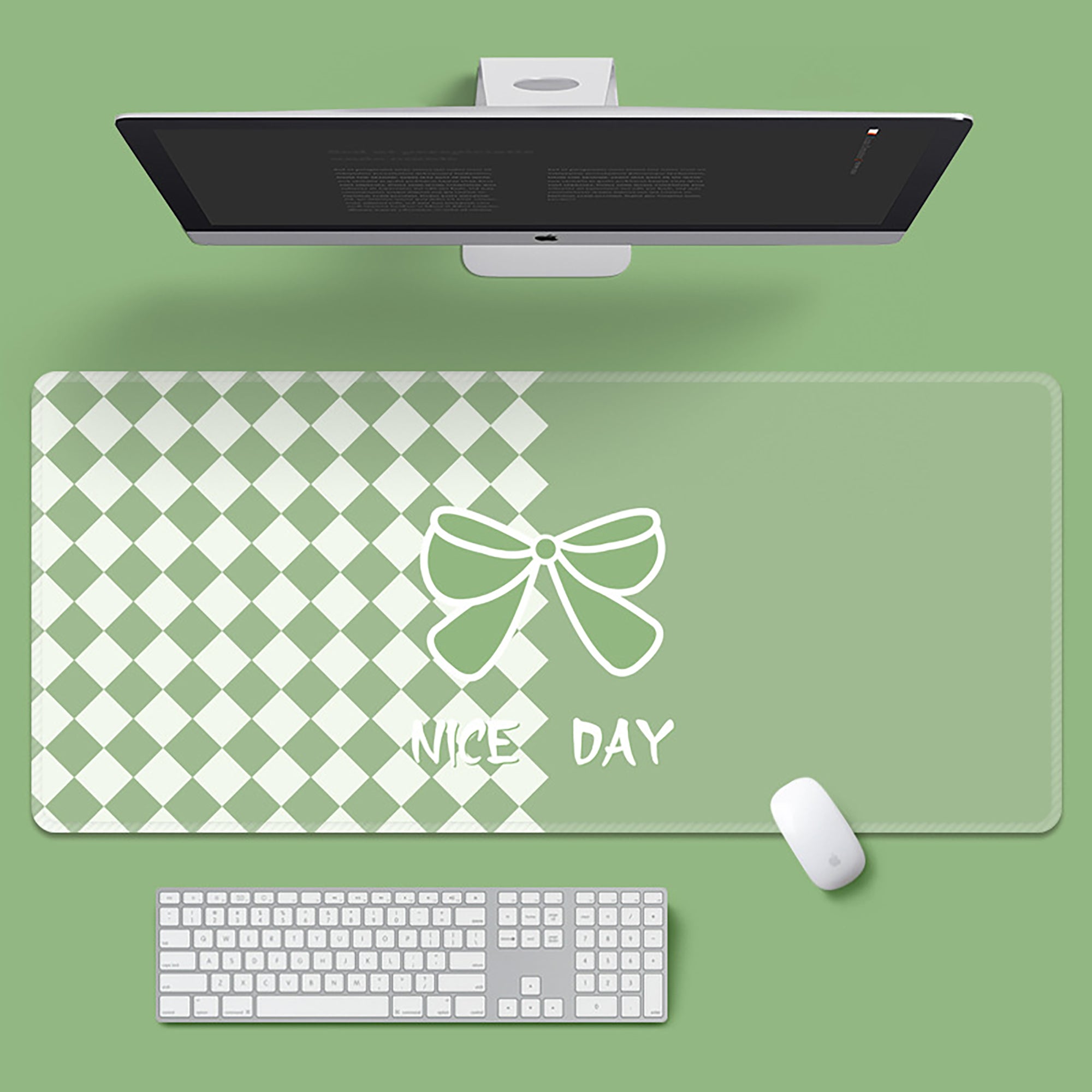 Anna-Kaci Large Fabric Desk Mouse Pad with Smooth Surface and Non Slip Base
