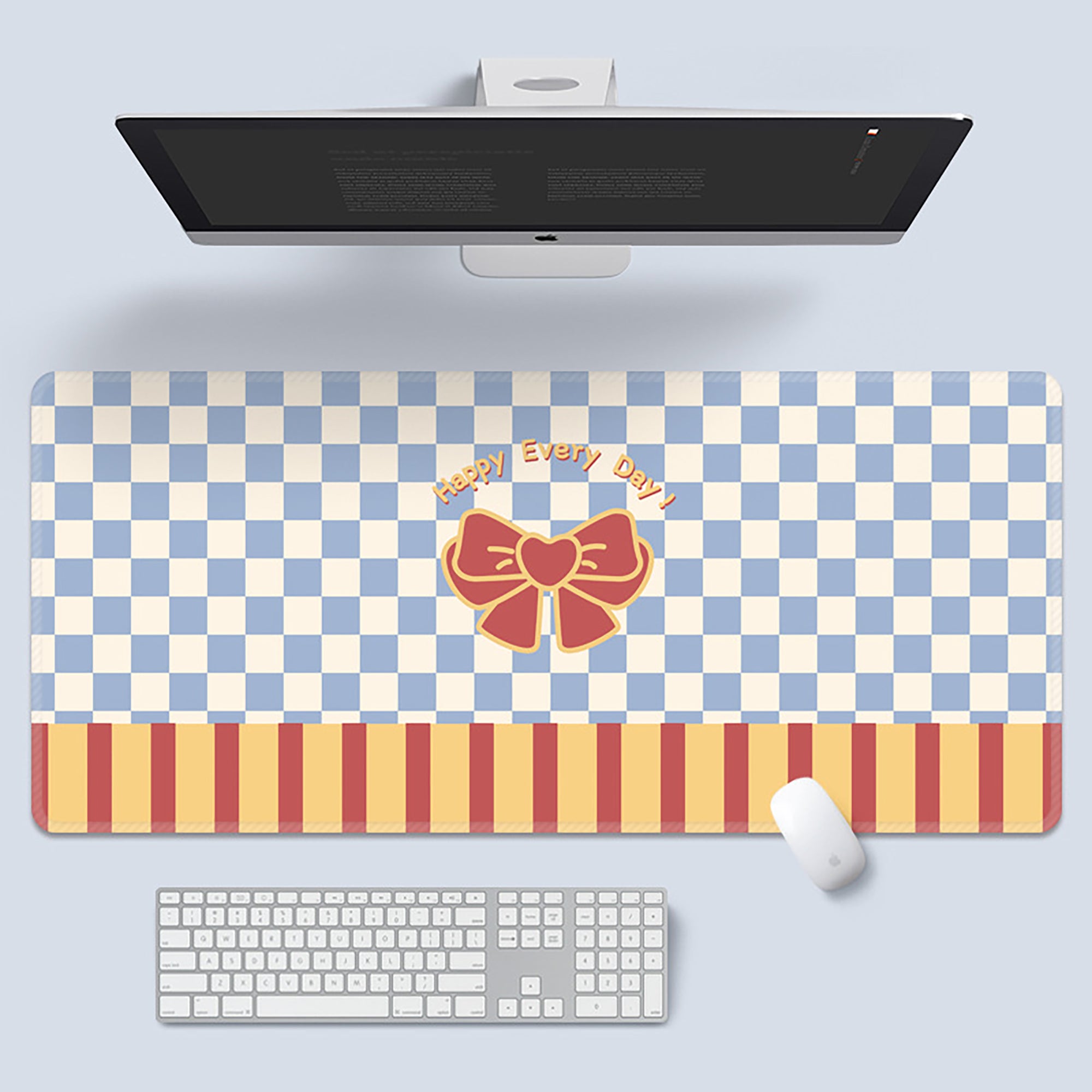 Anna-Kaci Large Fabric Desk Mouse Pad with Smooth Surface and Non Slip Base