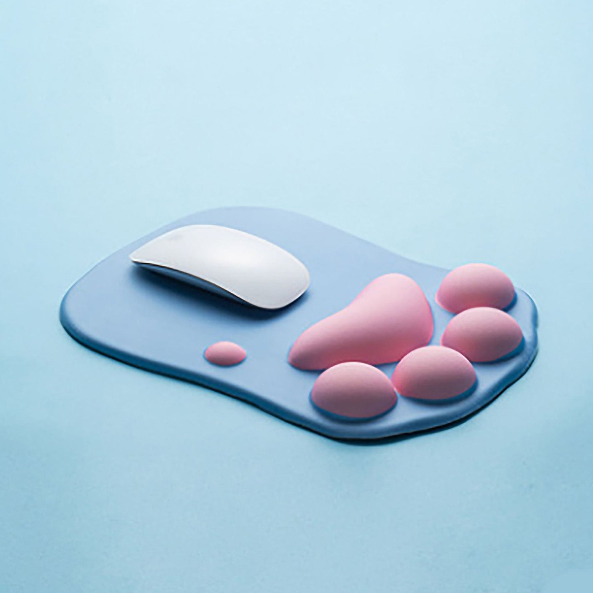 Anna-Kaci Soft Cloth Surface Mouse Pad with Cushioned Wrist Support and Non Slip Base