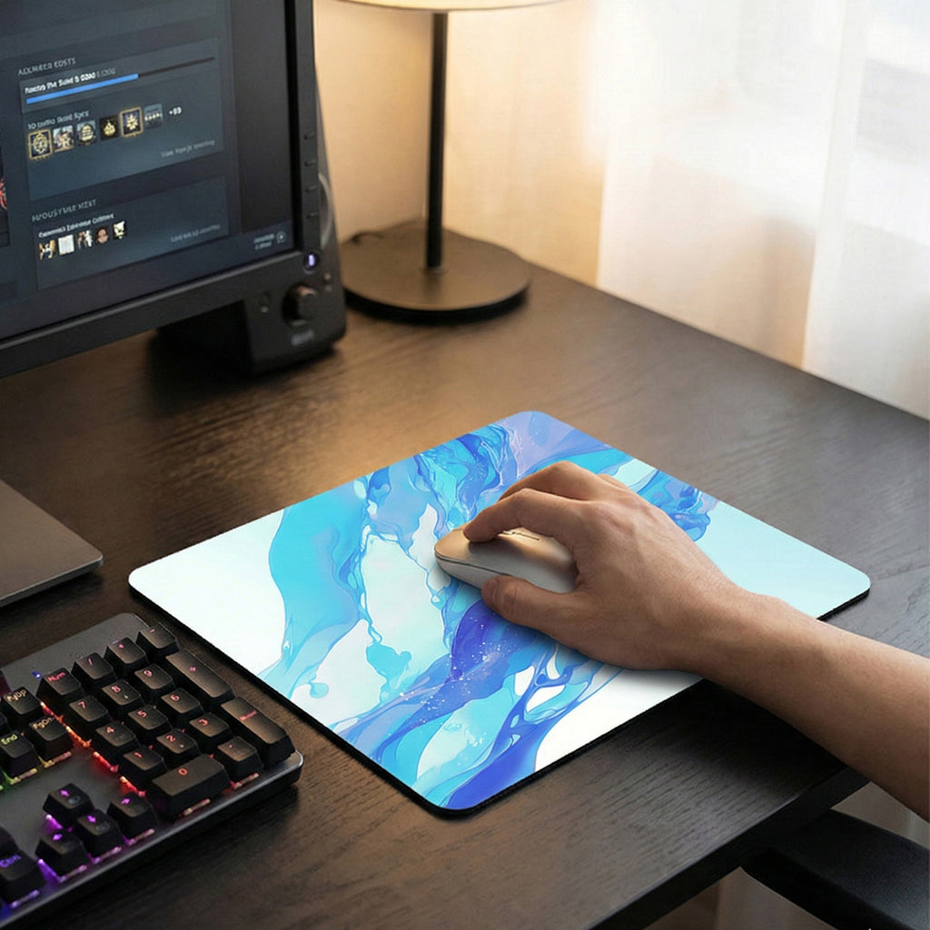 Anna-Kaci Fabric Surface Mouse Pad with Non Slip Base Smooth Tracking Desk Accessory