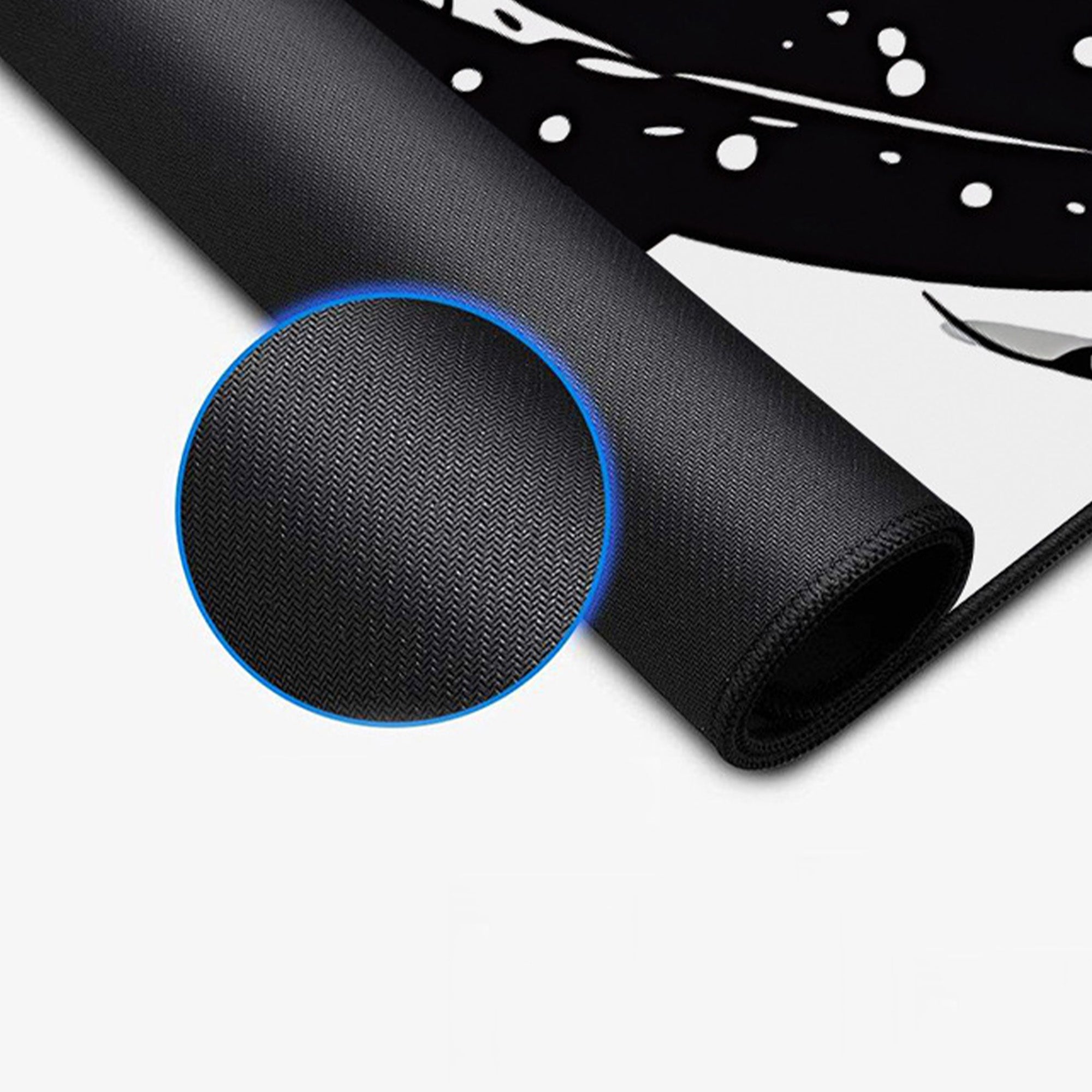 Anna-Kaci Fabric Surface Mouse Pad with Non Slip Base Smooth Tracking Desk Accessory