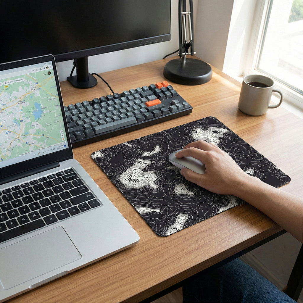 Anna-Kaci Mouse Pad with Anti Slip Base High Precision Tracking for Office Work Gaming and Home Desks
