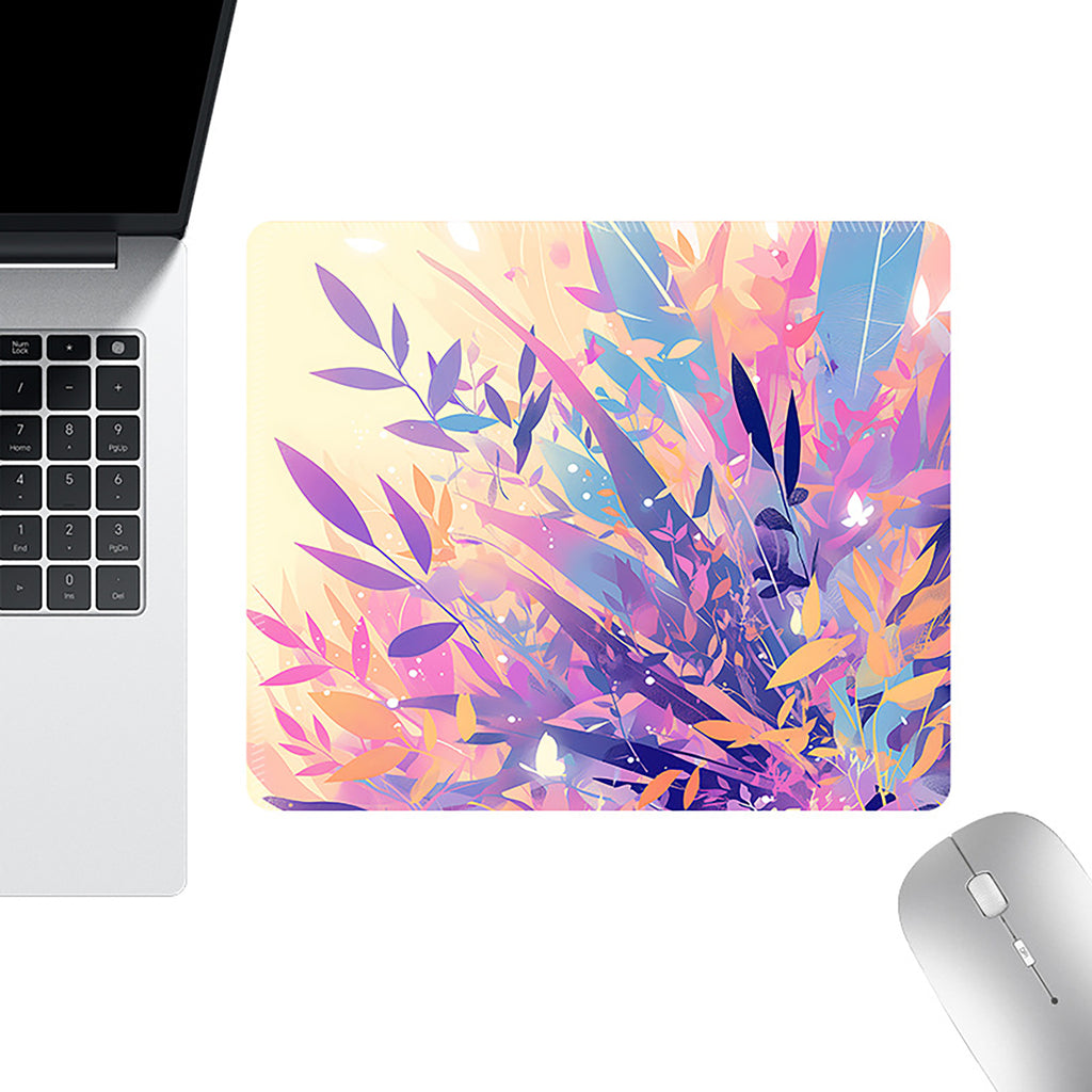 Anna-Kaci Mouse Pad with Non Slip Rubber Base and Decorative Botanical Design