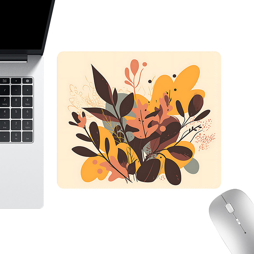 Anna-Kaci Mouse Pad with Non Slip Rubber Base and Decorative Botanical Design