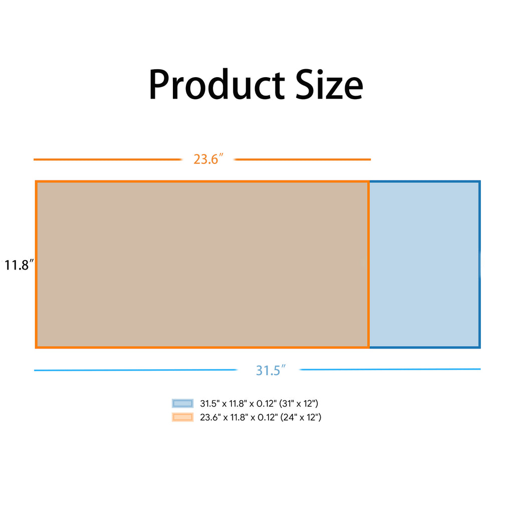 Anna-Kaci Extended Gaming Mouse Pad with Smooth Tracking Surface Non Slip Rubber Base