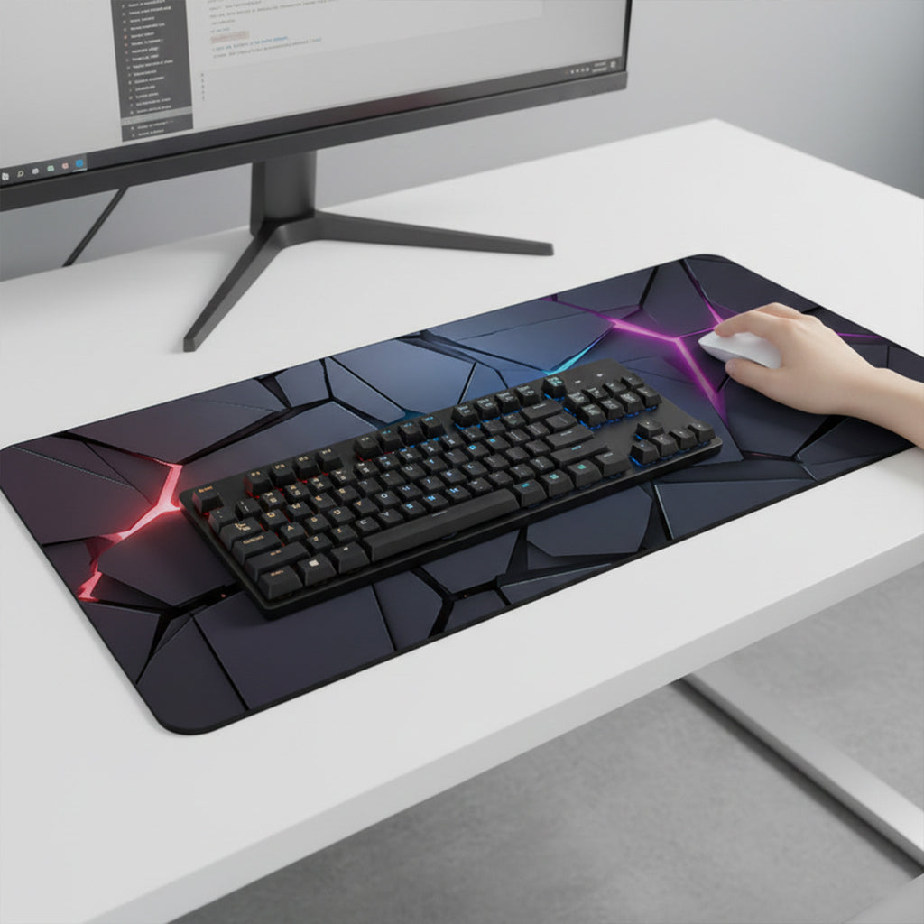 Anna-Kaci Extended Gaming Mouse Pad with Smooth Tracking Surface Non Slip Rubber Base