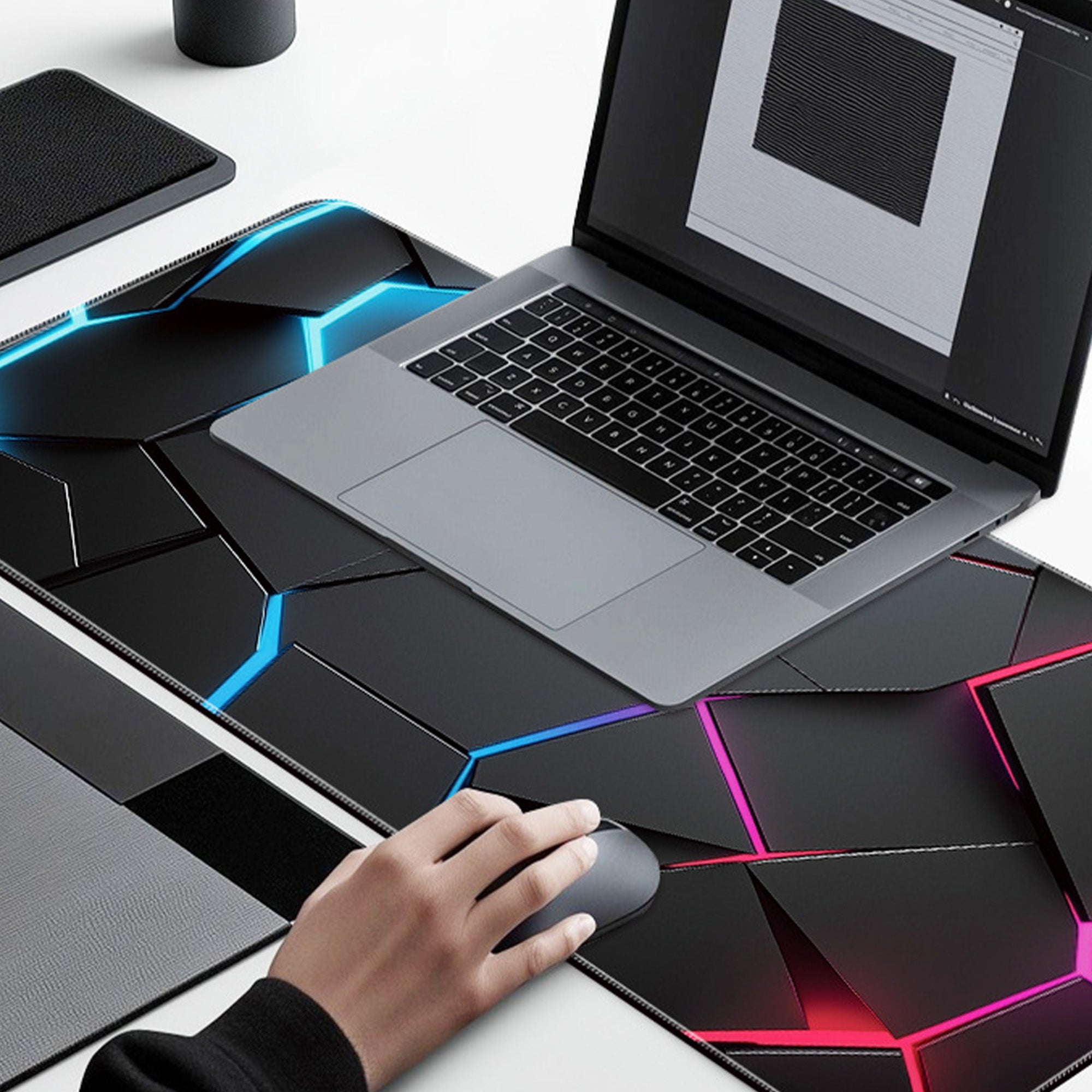 Anna-Kaci Extended Gaming Mouse Pad with Smooth Tracking Surface Non Slip Rubber Base