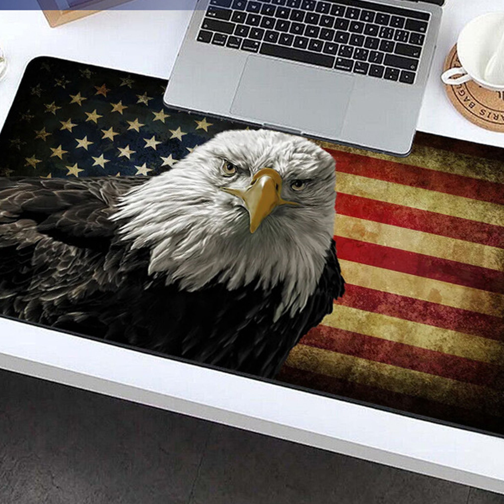 Anna-Kaci Extended Gaming Mouse Pad with Non Slip Rubber Base Stitched Edges and Smooth Precision Surface