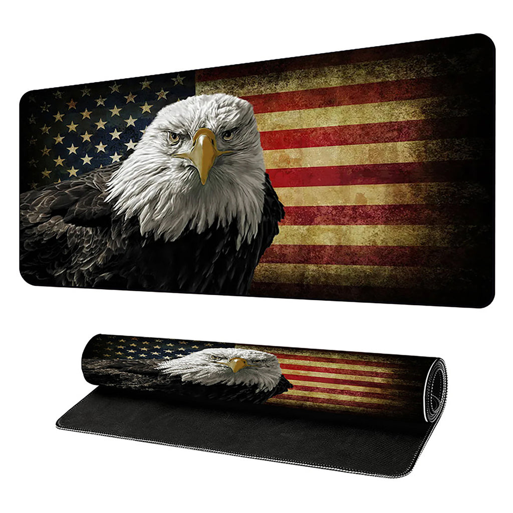Anna-Kaci Extended Gaming Mouse Pad with Non Slip Rubber Base Stitched Edges and Smooth Precision Surface