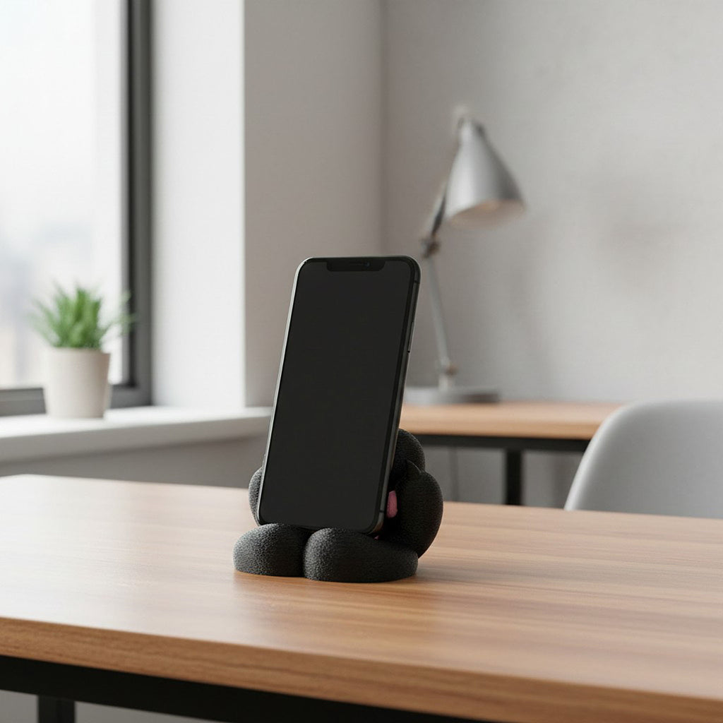 Anna-Kaci Paw Shape Desk Toy Phone Stand Soft Squishy Decorative Desktop Accessory