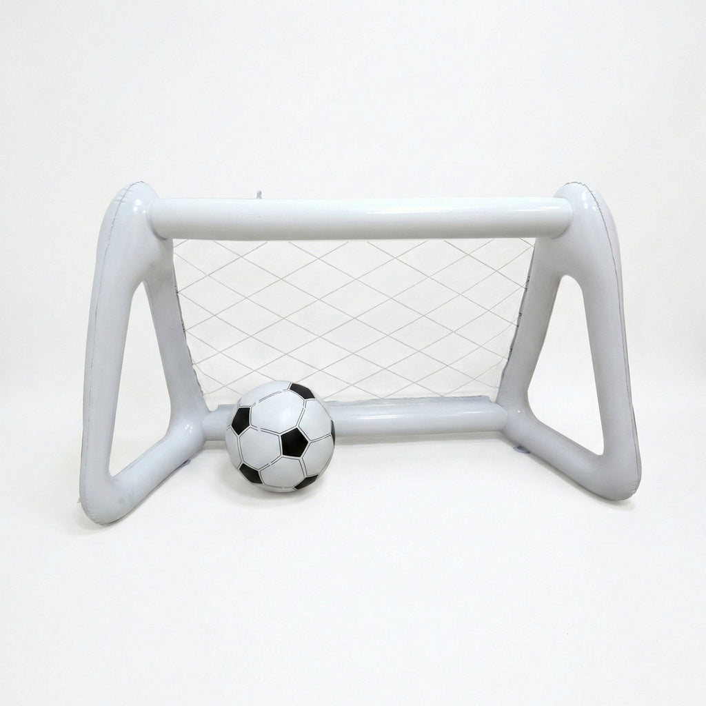 Anna-Kaci Inflatable Soccer Goal with Net Portable Backyard Lawn and Park Play