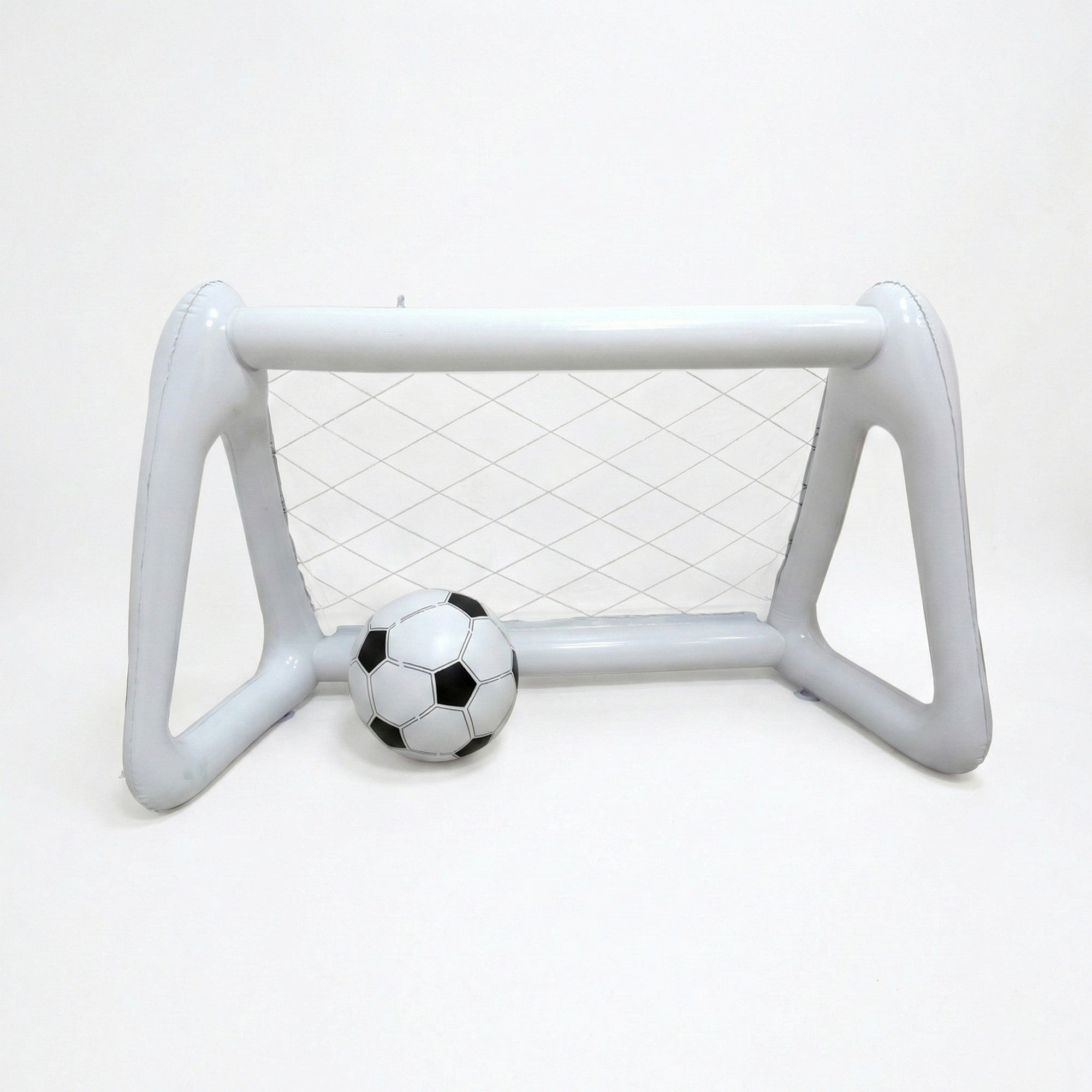 Anna-Kaci Inflatable Soccer Goal with Net Portable Backyard Lawn and Park Play