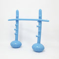 Anna-Kaci Portable Inflatable Limbo Game Set for Kids Backyard Party Jump Bar PVC Outdoor Lawn Family Game