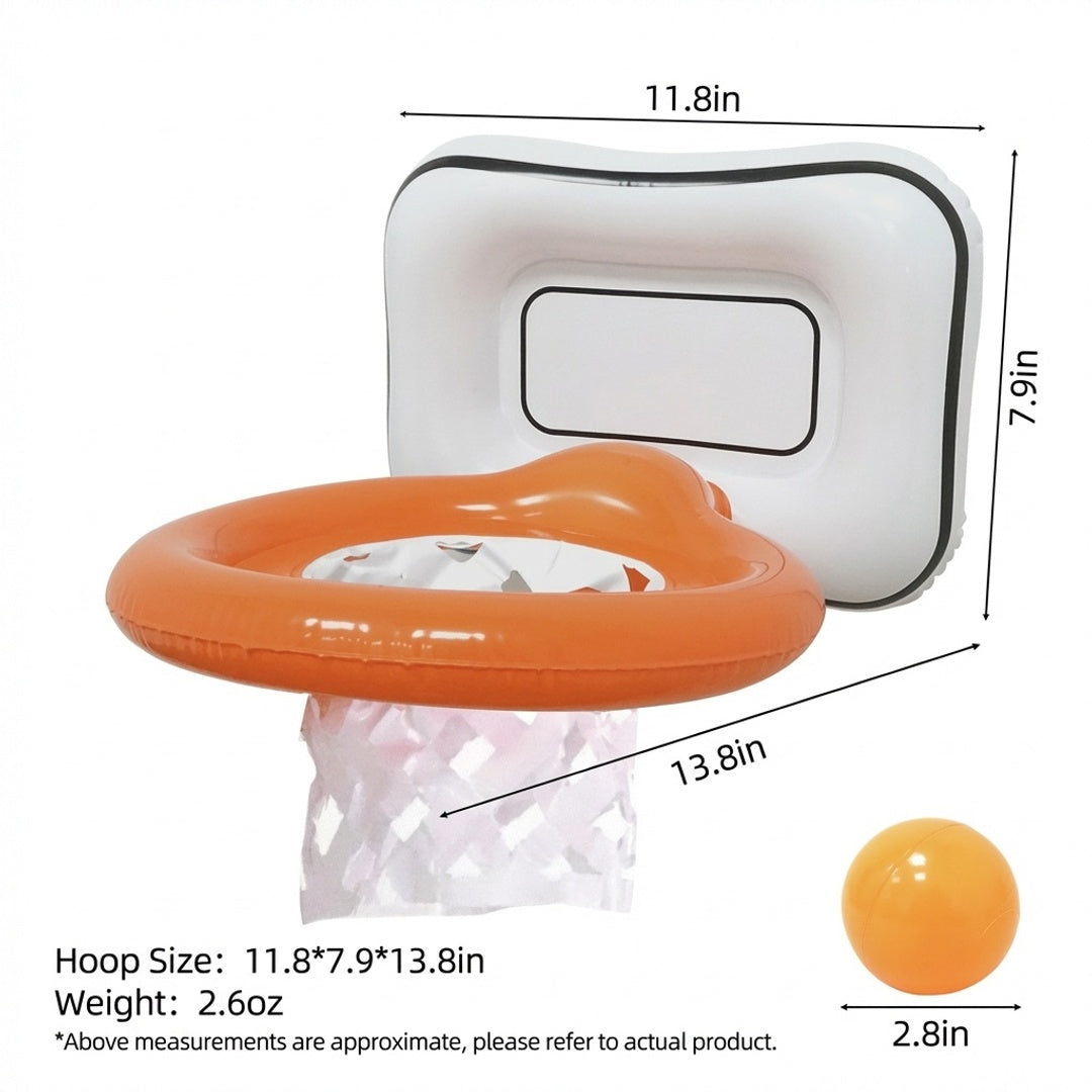 Anna-Kaci Inflatable Head Basketball Hoop Toss Game Kids Party Interactive Throw Game Family Fun Toy