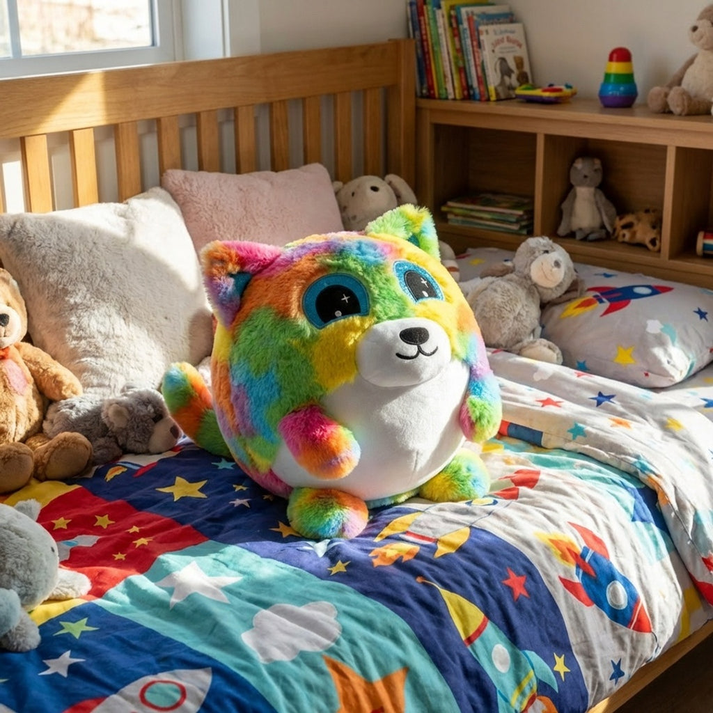 Anna-Kaci Inflatable Plush Koala Toy Soft Stuffed Cartoon Plush Ball Kids Comfort Plush Animal Toy