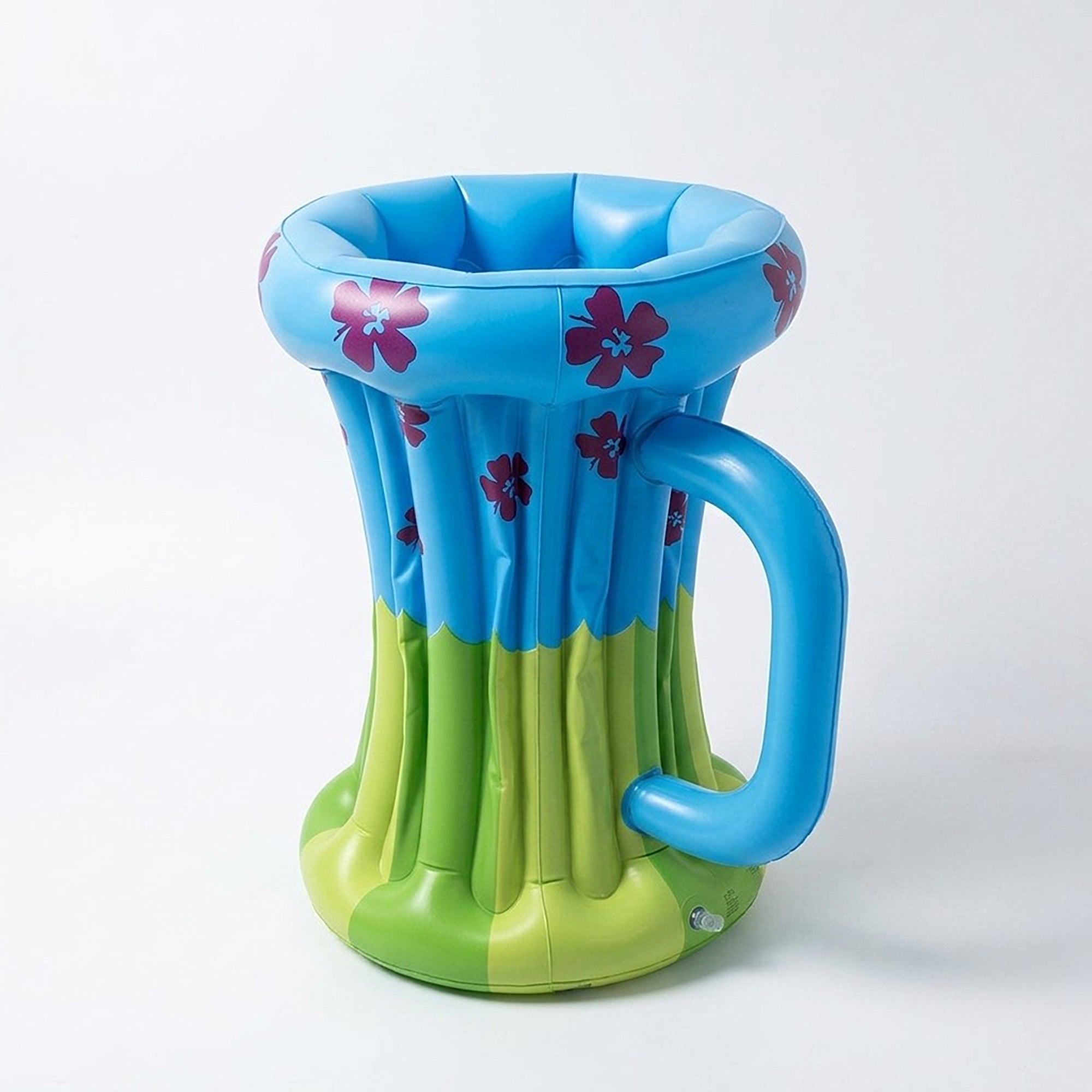 Anna-Kaci Inflatable Beer Mug Drink Cooler Ice Bucket Pool Party Beverage Cooler Floating Drink Holder