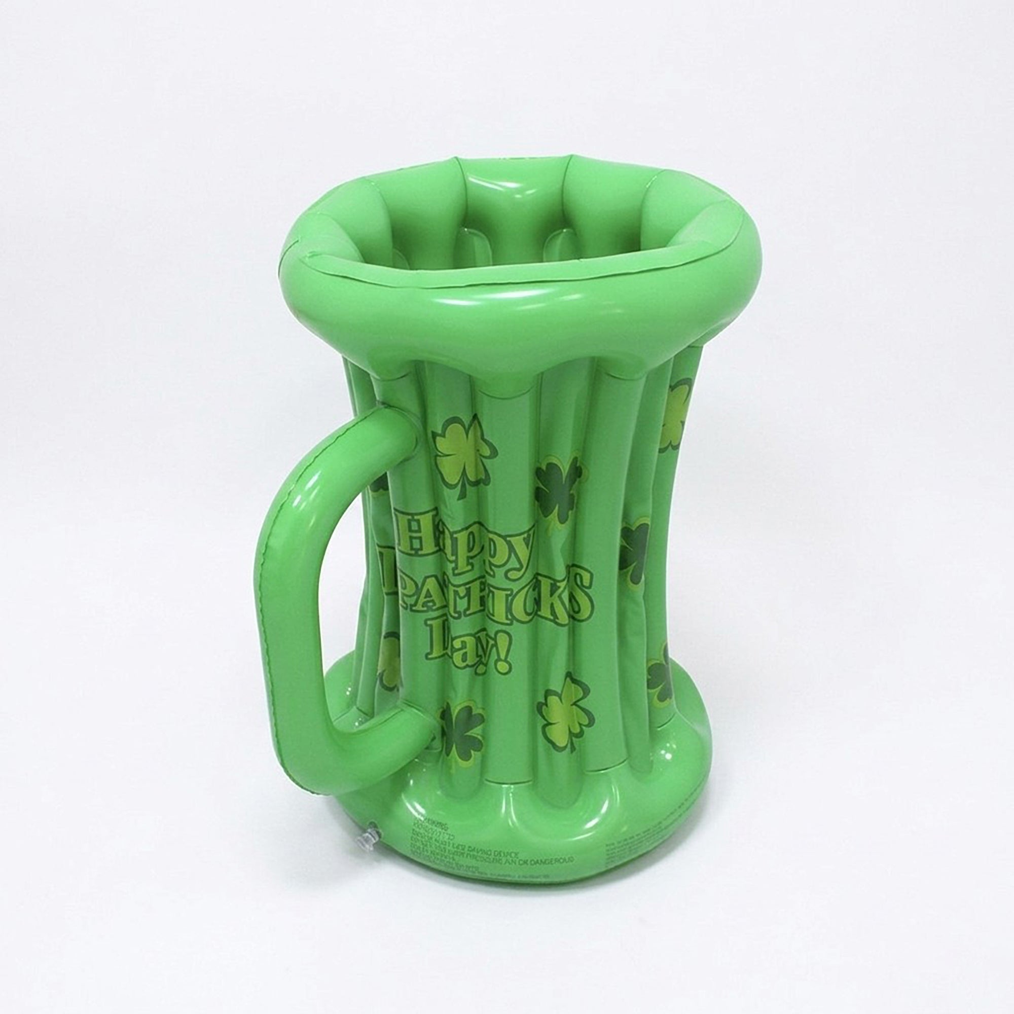 Anna-Kaci Inflatable Beer Mug Drink Cooler Ice Bucket Pool Party Beverage Cooler Floating Drink Holder