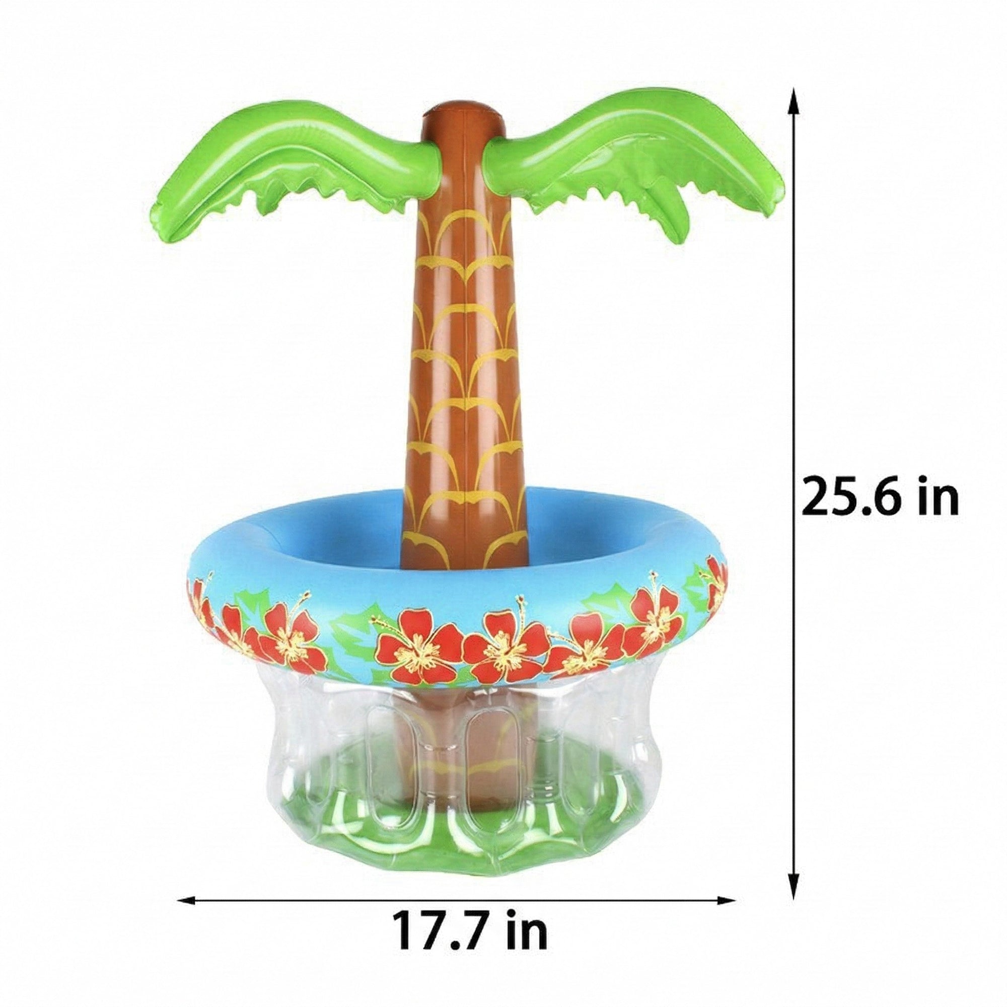 Anna-Kaci Inflatable Tree Drink Cooler Pool Party Ice Bucket Floating Beverage Bar