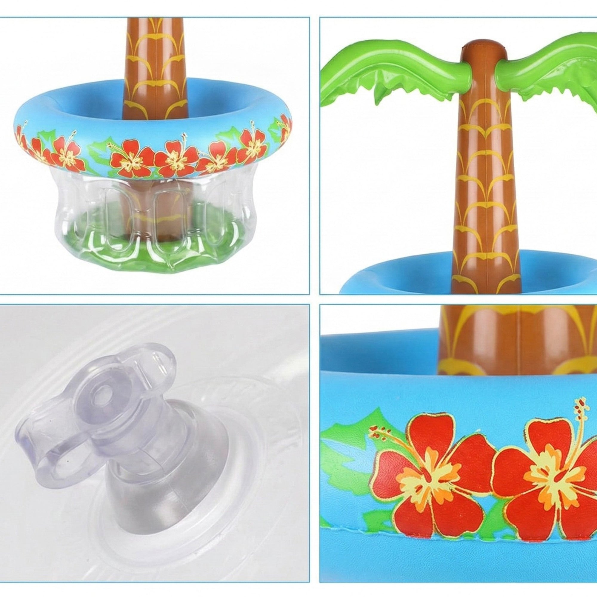 Anna-Kaci Inflatable Tree Drink Cooler Pool Party Ice Bucket Floating Beverage Bar