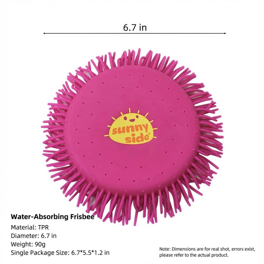 Anna-Kaci Water Splash Frisbee Disc Pool Toy Floating Splash Disc Outdoor Water Game for Kids and Adults