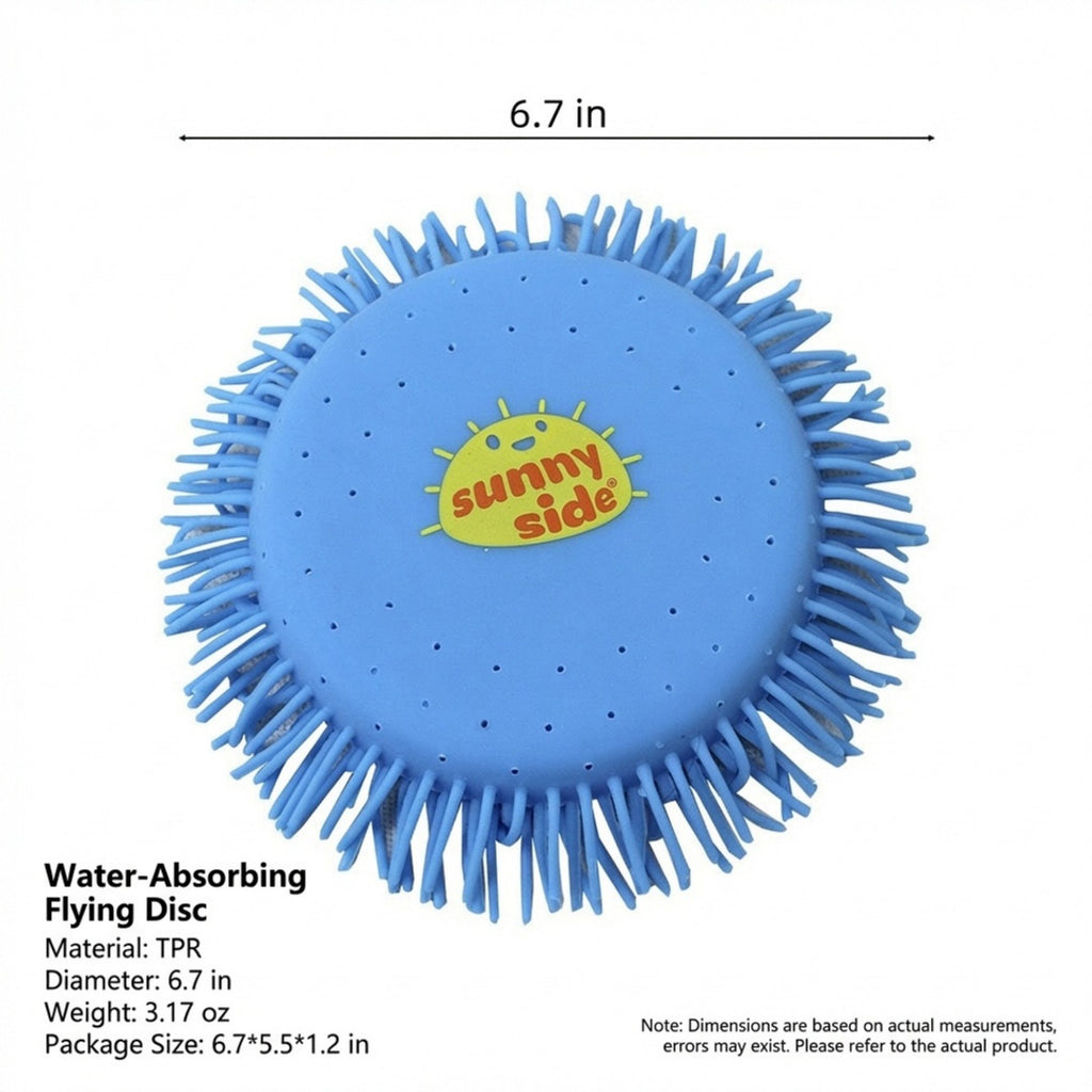 Anna-Kaci Water Splash Frisbee Disc Pool Toy Floating Splash Disc Outdoor Water Game for Kids and Adults