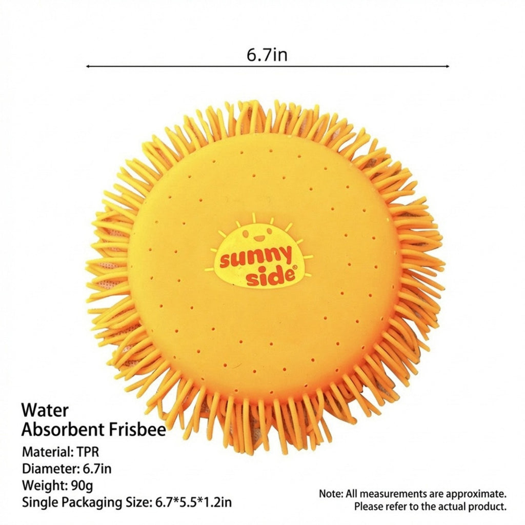 Anna-Kaci Water Splash Frisbee Disc Pool Toy Floating Splash Disc Outdoor Water Game for Kids and Adults