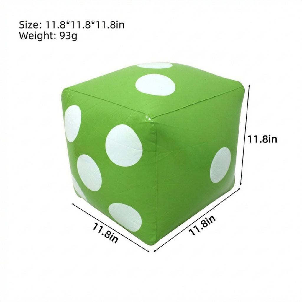 Anna-Kaci Inflatable Giant Dice Pool Toy Floating Dice Game Ball for Pool Parties and Water Games