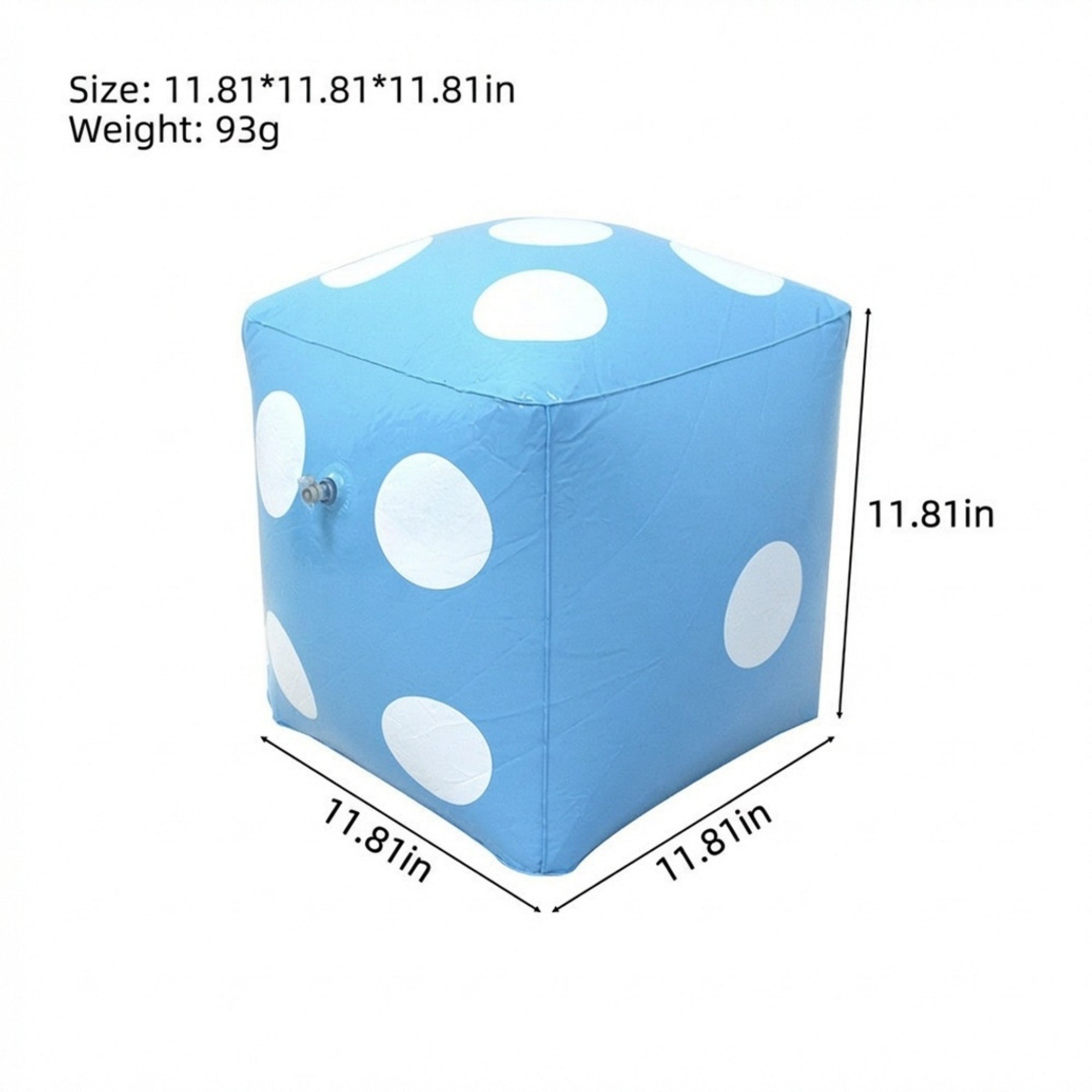 Anna-Kaci Inflatable Giant Dice Pool Toy Floating Dice Game Ball for Pool Parties and Water Games