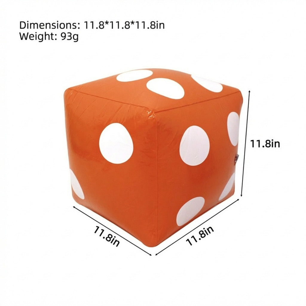 Anna-Kaci Inflatable Giant Dice Pool Toy Floating Dice Game Ball for Pool Parties and Water Games