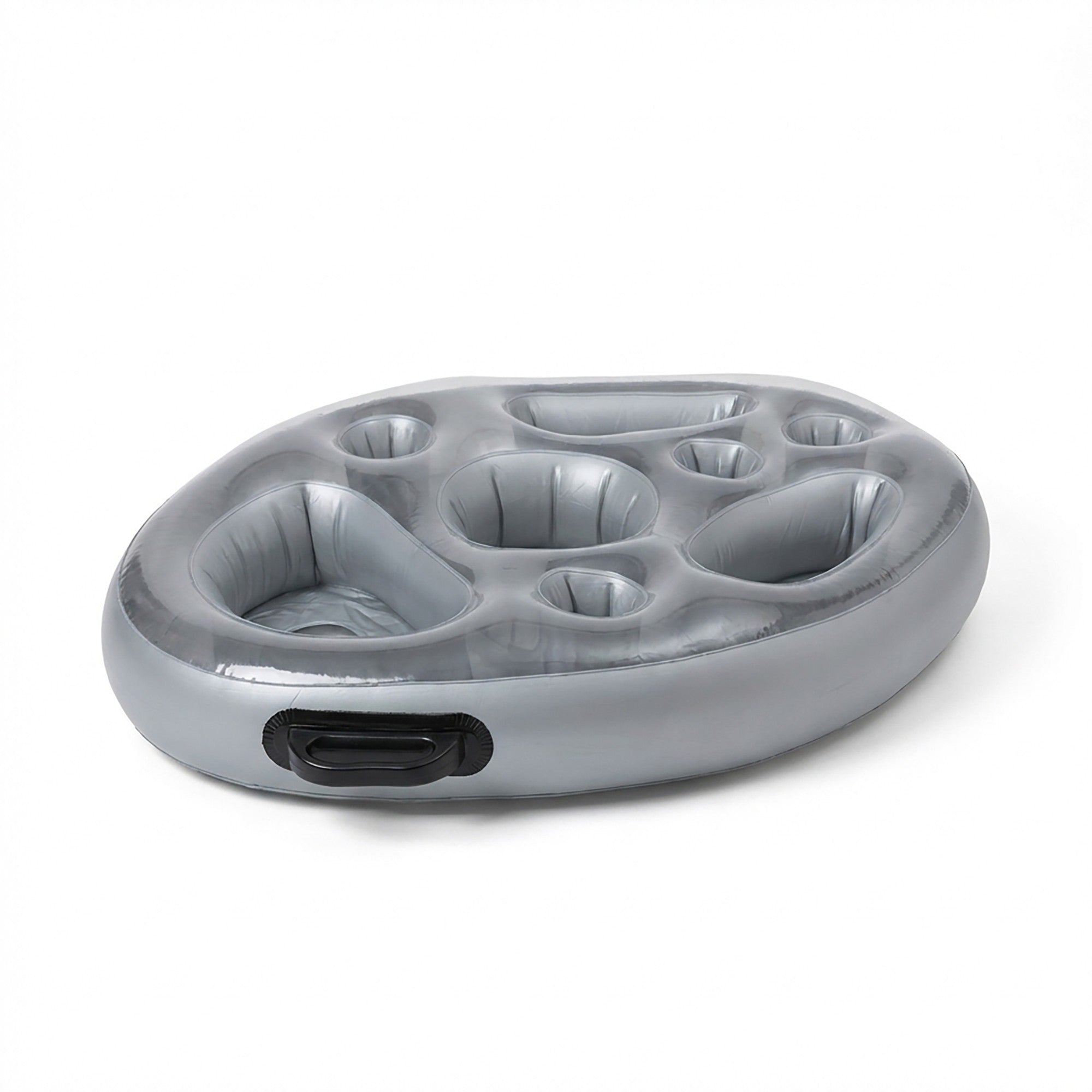 Anna-Kaci Inflatable Pool Drink Holder Floating Beverage Cooler Tray with Cup Holders for Summer Party
