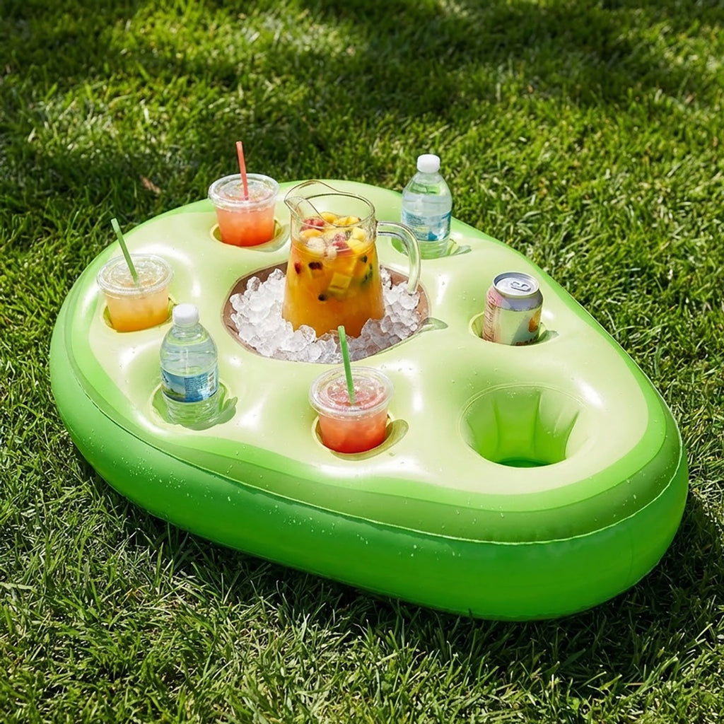 Anna-Kaci Inflatable Pool Floating Drink Cooler Party Beverage Holder for Pool Beach Lake