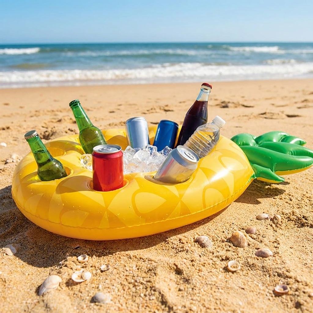 Anna-Kaci Inflatable Pool Floating Drink Cooler Party Beverage Holder for Pool Beach Lake