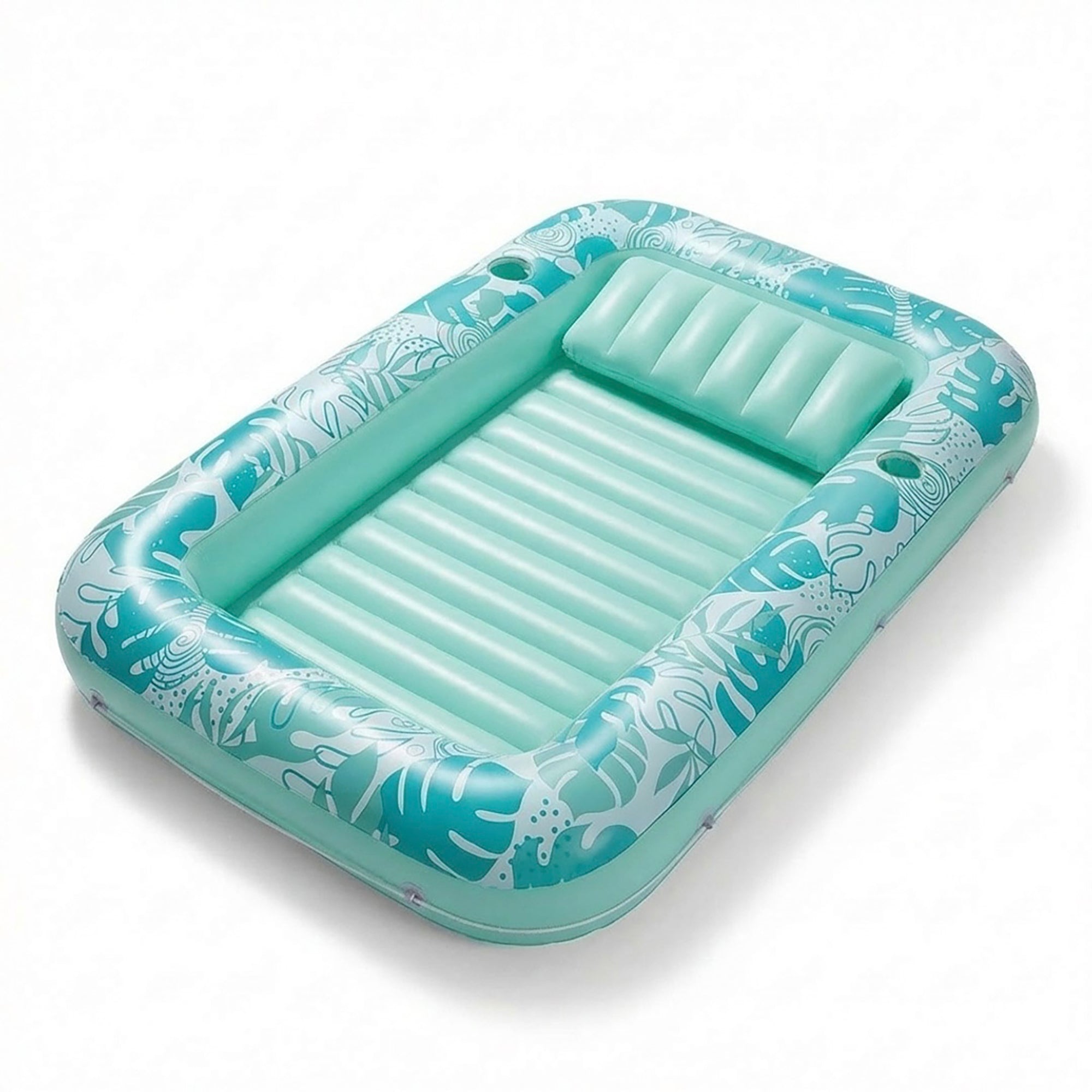 Anna-Kaci Inflatable Pool Float Lounger Water Lounge Mat for Pool Backyard Lawn and Summer Relaxation