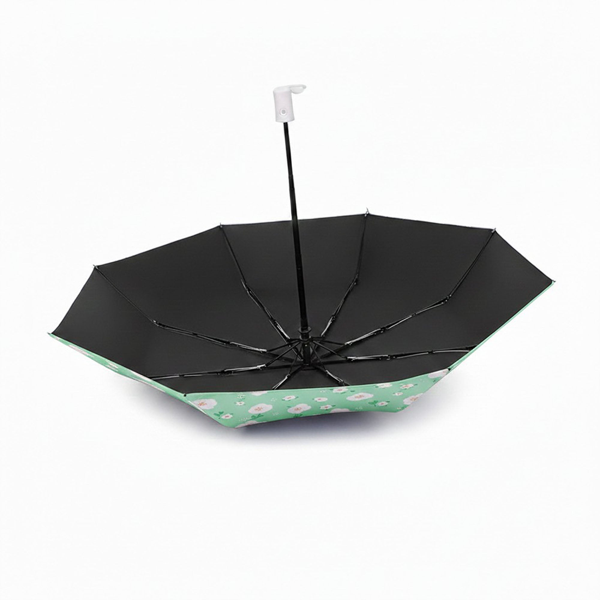Anna-Kaci Floral Print Automatic Open Umbrella with Compact Foldable Design