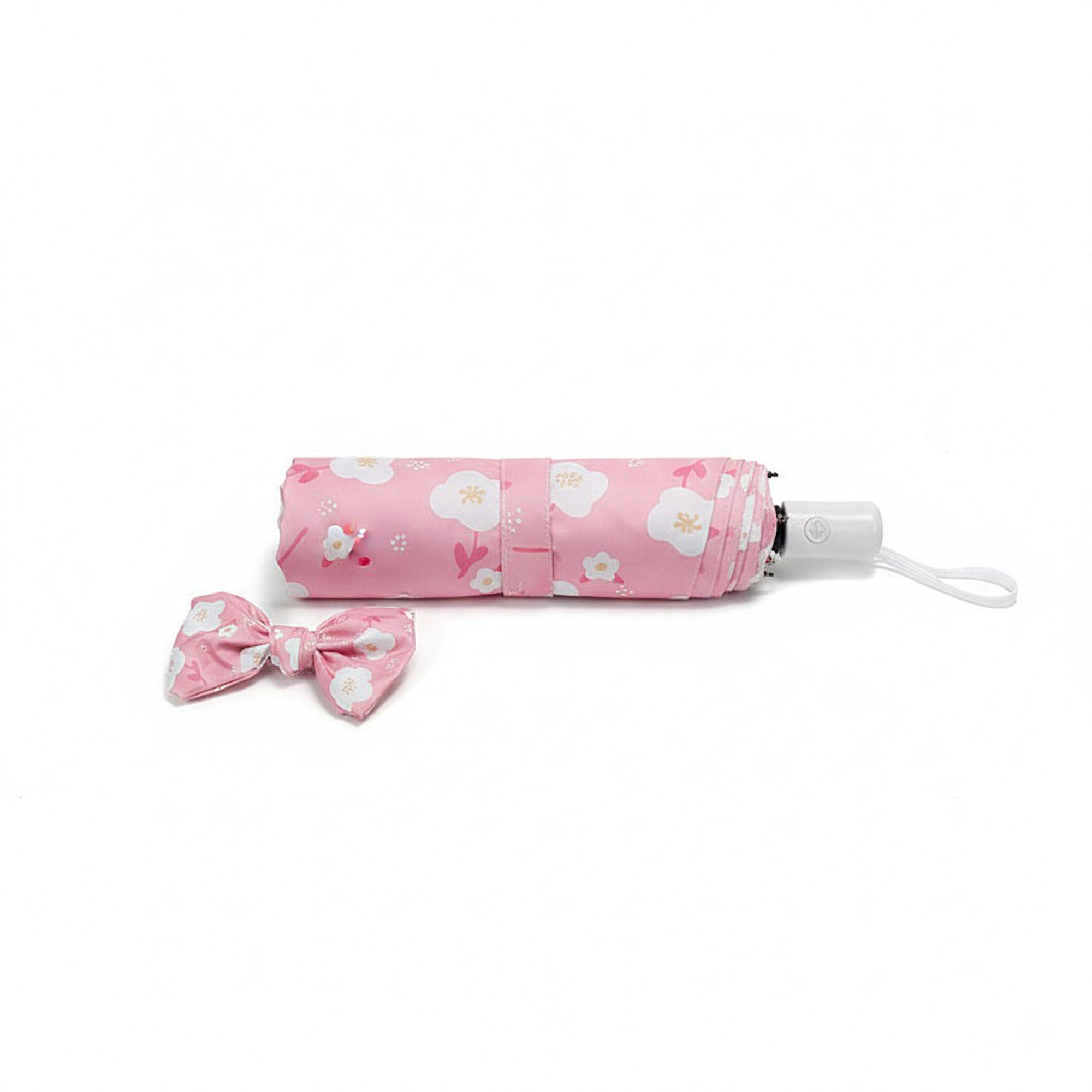 Anna-Kaci Floral Print Automatic Open Umbrella with Compact Foldable Design
