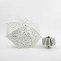Anna-Kaci Compact Heart Print Folding Umbrella with Wrist Strap Handle
