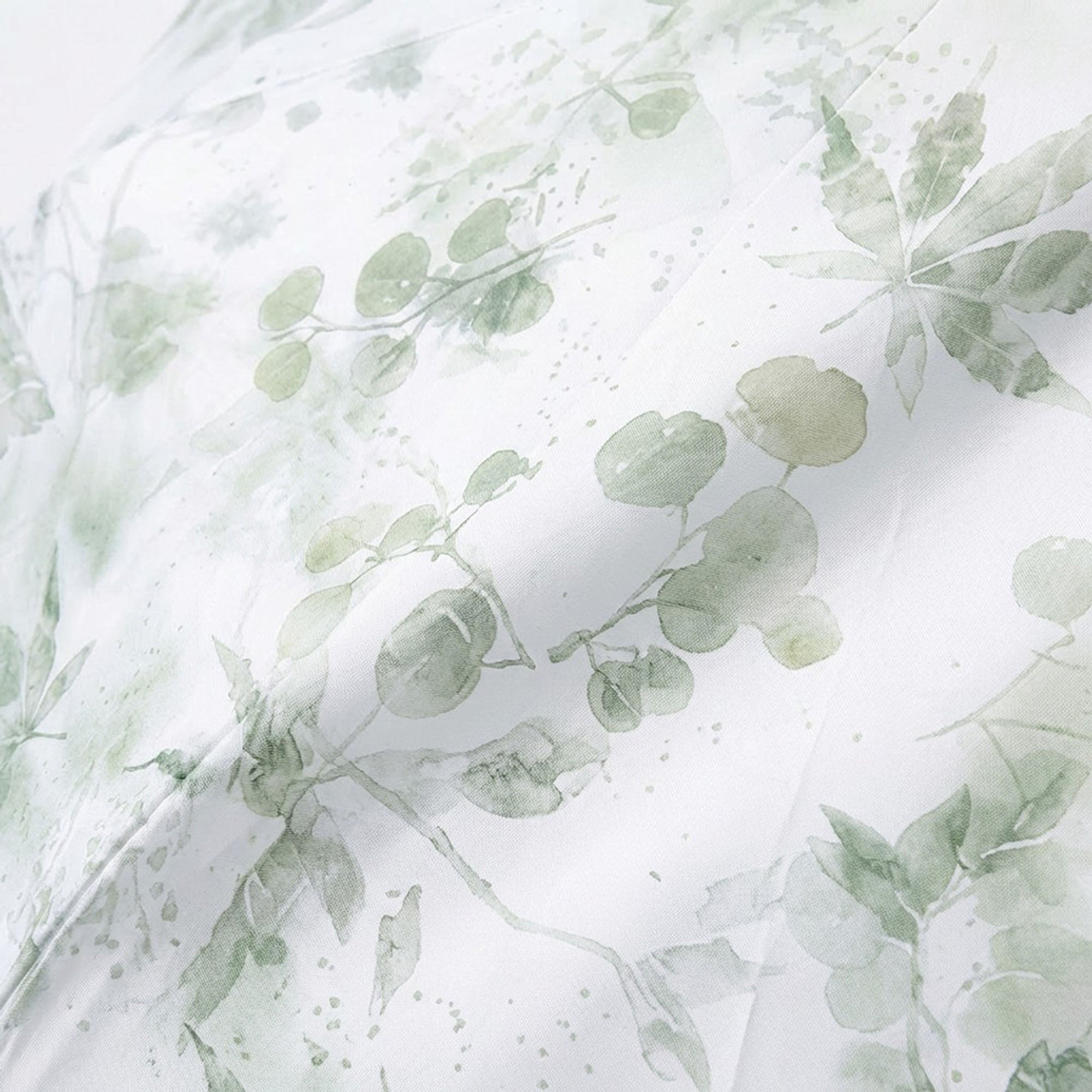 Anna-Kaci Botanical Leaf Print Compact Folding Umbrella with Automatic Open and Wind Resistant Frame