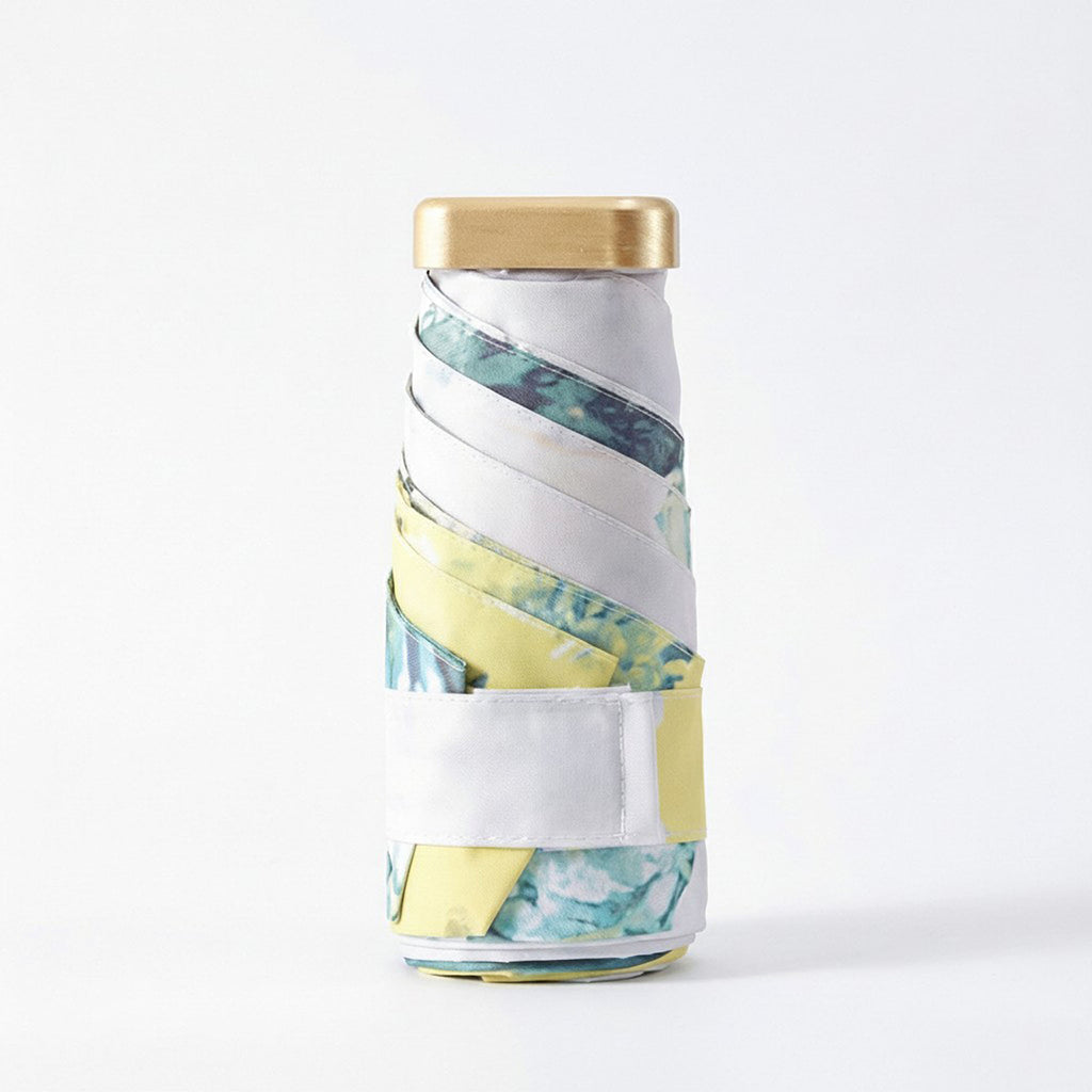 Anna-Kaci Floral Print Compact Folding Umbrella with Automatic Open and Wind Resistant Frame