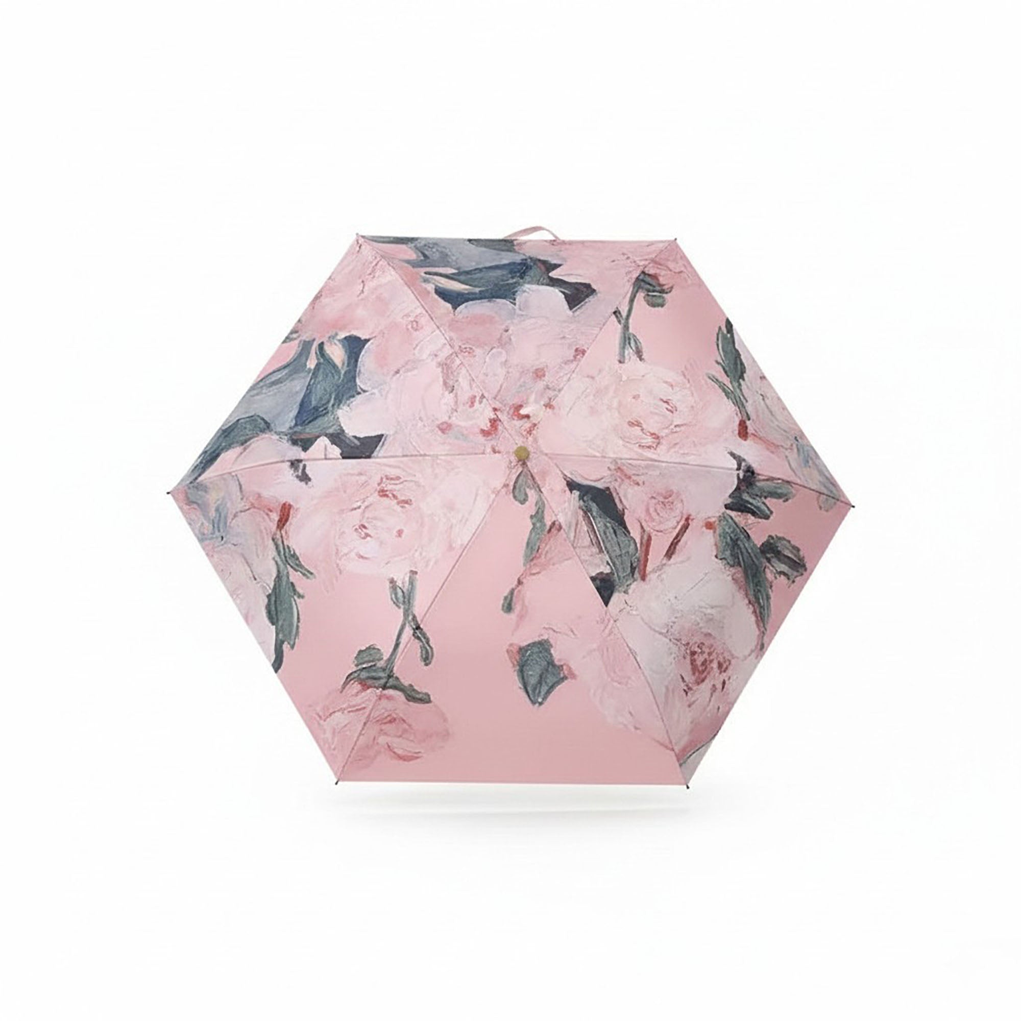 Anna-Kaci Floral Print Compact Folding Umbrella with Automatic Open and Wind Resistant Frame