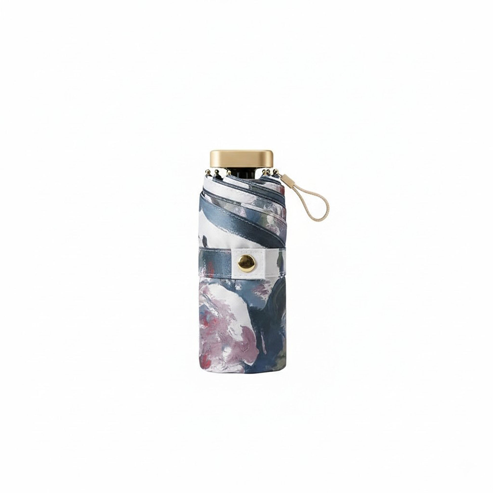 Anna-Kaci Floral Print Compact Folding Umbrella with Automatic Open and Wind Resistant Frame